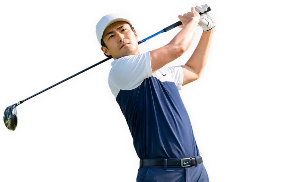 ゴルフをする人